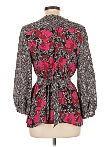 Edme & Esyllte 3/4 Sleeve Silk Top (view 2)