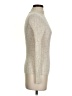 Madewell Metallic Ivory Turtleneck Sweater Size XS - photo 4