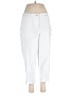 Eileen Fisher 100% Cotton Solid White Casual Pants Size M - photo 1