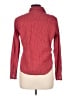 Old Navy Houndstooth Red Long Sleeve Button-Down Shirt Size L - photo 2