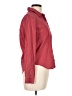 Old Navy Houndstooth Red Long Sleeve Button-Down Shirt Size L - photo 4