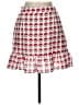 Miami 100% Polyester Print Red Casual Skirt Size L - photo 2