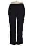 Sag Harbor Solid Black Active Pants Size 1X - photo 1