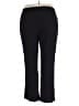 Sag Harbor Solid Black Active Pants Size 1X - photo 2