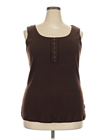 Just My Size Sleeveless Blouse (view 1)