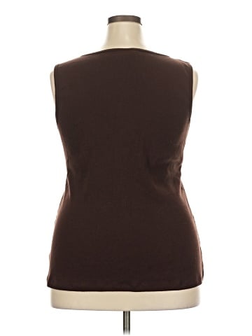 Just My Size Sleeveless Blouse (view 2)