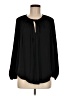 Jennifer Lopez 100% Polyester Black Long Sleeve Blouse Size M - photo 1