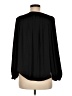 Jennifer Lopez 100% Polyester Black Long Sleeve Blouse Size M - photo 2