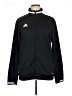 Adidas 100% Polyester Black Track Jacket Size XL - photo 1