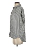 Madewell 100% Viscose Stripes Silver Short Sleeve Blouse Size XS - photo 5