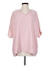 Pixi + Ivy 100% Polyester Pink Short Sleeve Blouse Size S - photo 1