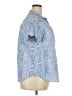 Roaman's 100% Cotton Blue Short Sleeve Button-Down Shirt Size 18W - photo 4