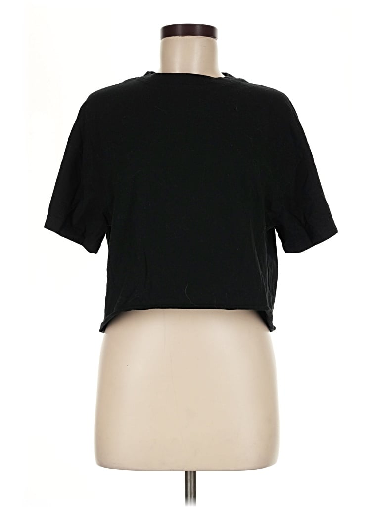 Pre-owned Wild Fable Short Sleeve T-shirt In Black