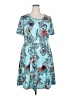 Triste Paisley Teal Casual Dress Size 2X - photo 1