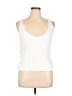 Vince. White Sleeveless Top Size XL - photo 1