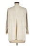 Wrap 100% Linen Tan Cardigan Size M - photo 2