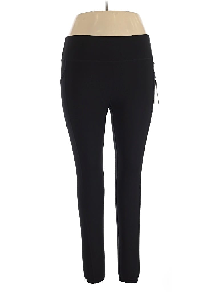 Pre-owned Dkny Sport Active Pants In Black