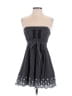 Speechless 100% Cotton Stars Gray Cocktail Dress Size 3 - photo 1