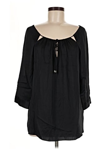 Elie Tahari 3/4 Sleeve Silk Top (view 1)