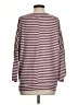 Thyme and Honey Stripes Burgundy Pullover Sweater Size S - photo 2