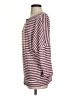 Thyme and Honey Stripes Burgundy Pullover Sweater Size S - photo 5