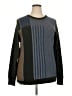Norm Thompson Color Block Gray Pullover Sweater Size XXL - photo 1