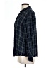 Harper 100% Rayon Plaid Green Long Sleeve Button-Down Shirt Size L - photo 5