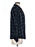 Harper 100% Rayon Plaid Green Long Sleeve Button-Down Shirt Size L - photo 4