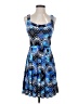 Ali Ro Print Blue Casual Dress Size 2 - photo 1
