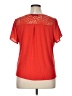Apt. 9 100% Polyester Red Short Sleeve Top Size XL - photo 2