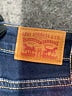 Levi's Graphic Blue Jeans Size 26 waist - photo 7