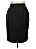 Jennifer Moore 100% Wool Solid Black Wool Skirt Size 16 - photo 1