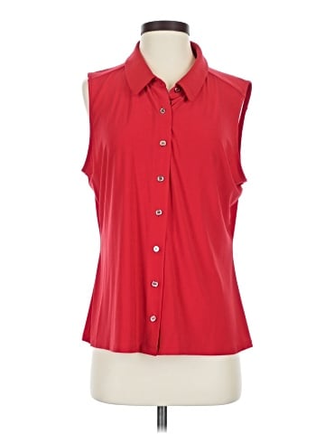 Tommy Hilfiger Sleeveless Button-Down Shirt (view 1)