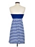 Express Stripes Blue Casual Dress Size XS - photo 2