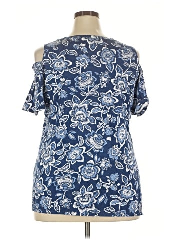 Woman Within Short Sleeve Blouse (view 2)