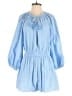 Tanya Taylor 100% Cotton Blue Romper Size L - photo 1