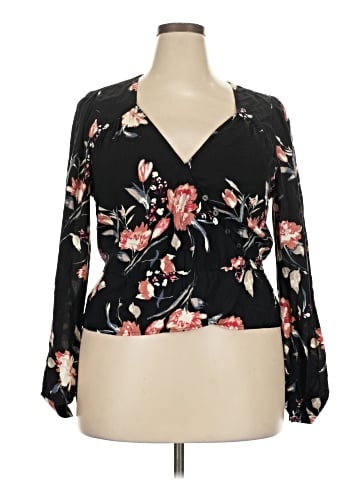 Xhilaration Long Sleeve Blouse (view 1)