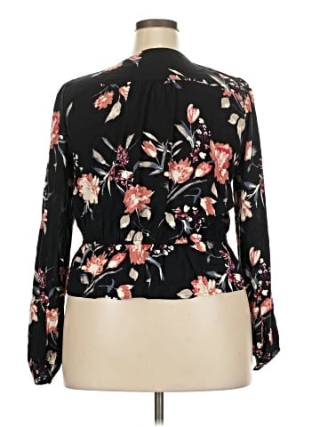 Xhilaration Long Sleeve Blouse (view 2)