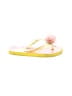 Unbranded Tropical Yellow Pink Flip Flops Size 5 (baby) - photo 1