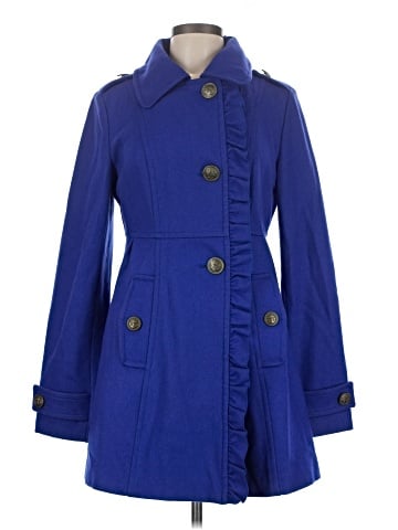 Tulle Wool Coat (view 1)