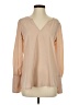 Unbranded Tan Long Sleeve Blouse Size XS - photo 1