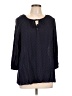 Merona Blue 3/4 Sleeve Blouse Size L - photo 1