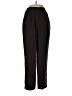 Unbranded 100% Silk Black Brown Silk Pants Size 8 - photo 1