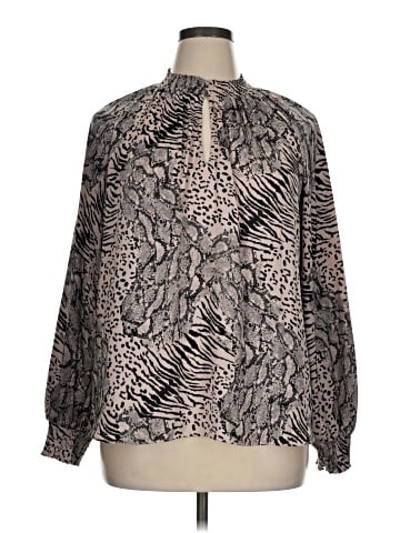 Jennifer Lopez Long Sleeve Blouse (view 1)