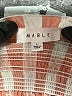 Mable Checkered-gingham Orange Cocktail Dress Size L - photo 7