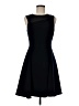 Reiss 100% Polyester Solid Black Cocktail Dress Size 6 - photo 1