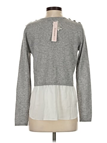 Aqua Cashmere Pullover Sweater (view 2)