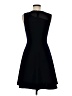 Reiss 100% Polyester Solid Black Cocktail Dress Size 6 - photo 2