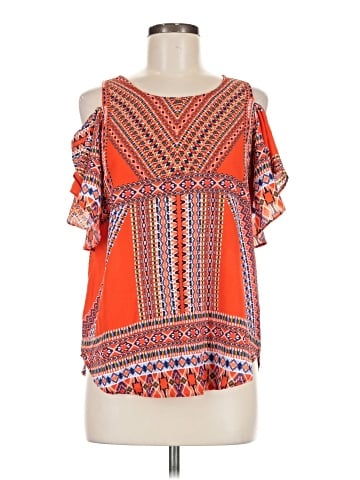 I.N. San Francisco Short Sleeve Blouse (view 1)