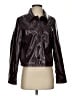 Express 100% Polyester Metallic Burgundy Jacket Size S - photo 1